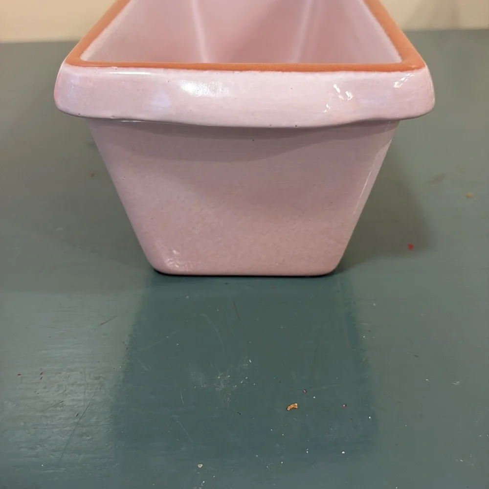 Emile Henry Pink Loaf Ceramic Baking Dish.